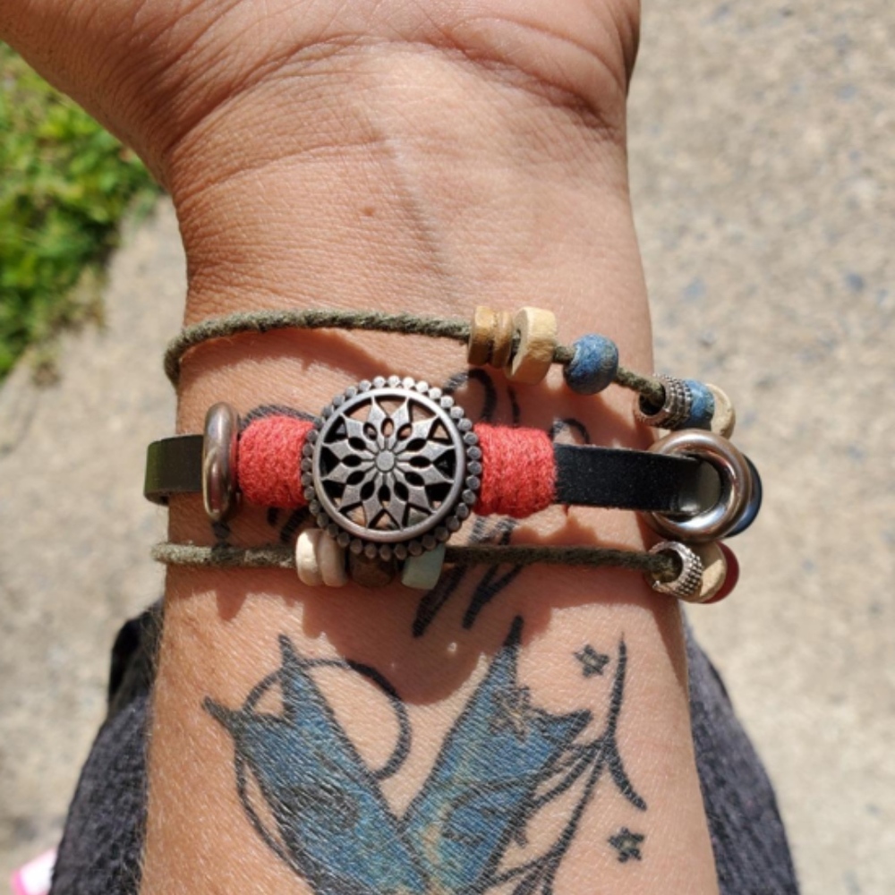 Women Beaded Multilayer Hand Woven Bracelet Jewelr